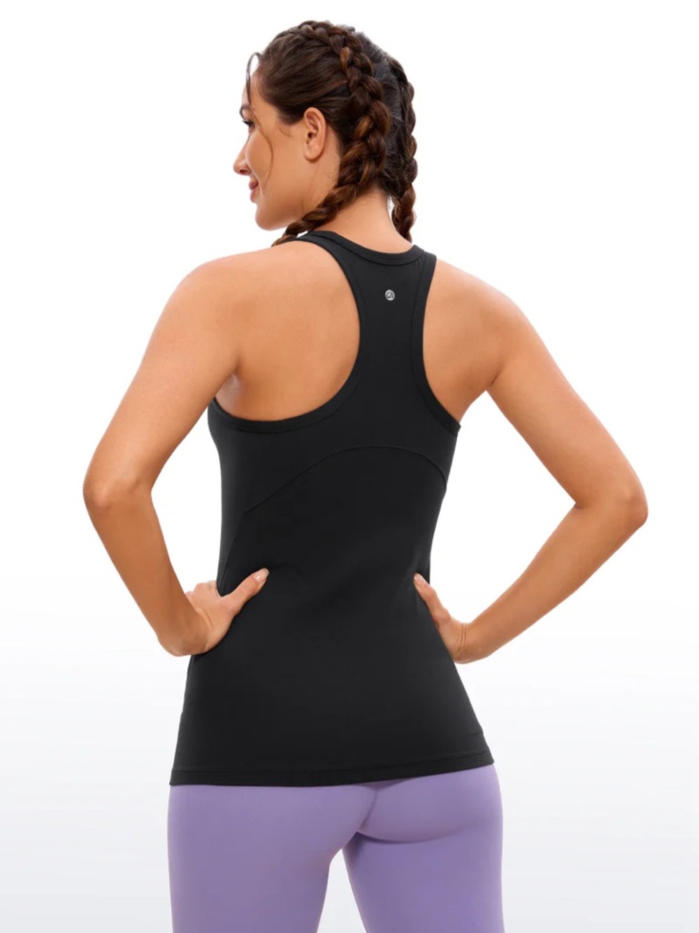 Butterluxe Hip Length Racerback Tank - Picture 2 of 6